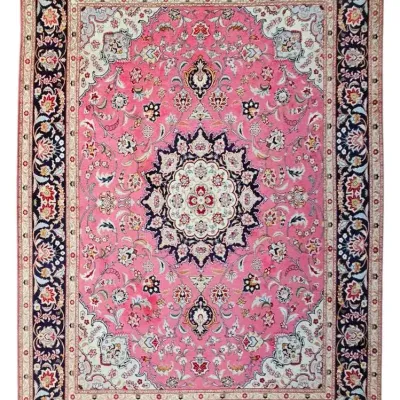 Unique Pink Persian/Oriental Area Rug... Unusual Pink Find!
