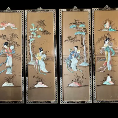 Asian Wall Panel Set… Three-Dimensional!