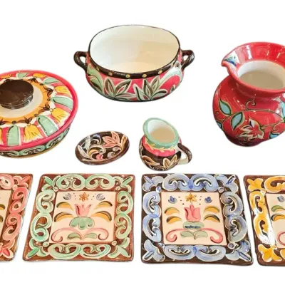 Vibrant Vicki Carroll Studio Art Pottery  & Southern Living