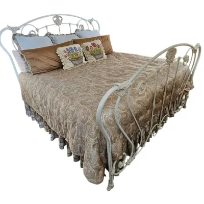 Wesley Allen Style Artisan Iron King-Size Bed Frame... Make a Statement w/ This Beauty!