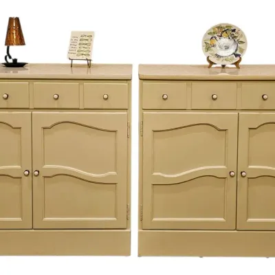 Ethan Allen Country Colors Custom Cabinets... These Tops are Durable & Time-Tested!