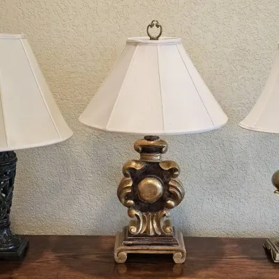 Trio of Vintage Berman & Wescal Table Lamps... Timeless Aesthetics!