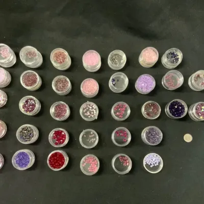 Pink, Purple & Red Crystal-Style Swarovski Bead Collection