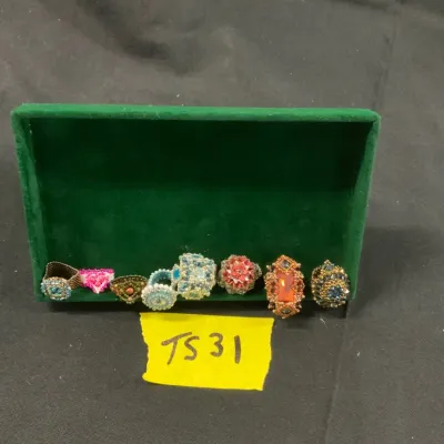 Colorful Statement Ring Collection – Beaded, Floral & Ornate Designs