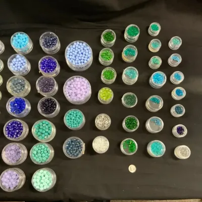 Swarovski Crystal Bead Collection – Blues, Greens & Purples