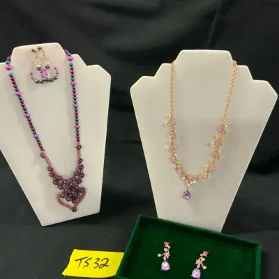 Pink, Purple & Turquoise Statement Jewelry Sets