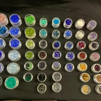 Sparkling Jewel-Tone Glass & Specialty Bead Collection