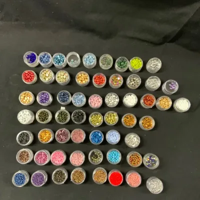 Large Assorted Bead Collection – Colorful Specialty Shapes, Pearls & Metallic Accents