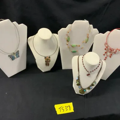 Colorful Artisan Handmade Necklace Collection – Set of 6