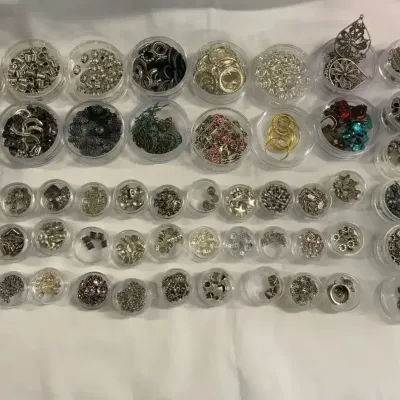 Vintage-Style Metal Charms, Beads & Jewelry Findings Collection