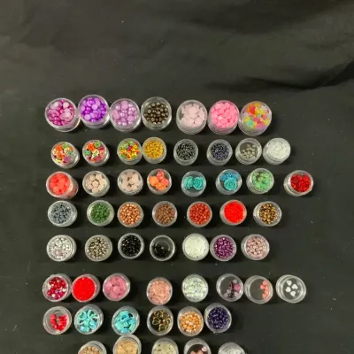Colorful Specialty Bead & Embellishment Collection – Florals, Pearls & Assorted Shapes 