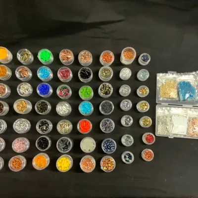 Large Metallic, Bugle & Specialty Bead Collection – Gold, Silver, Copper & Vibrant Colors