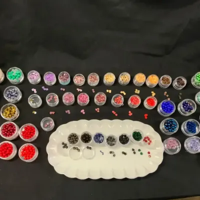 Vibrant Rainbow Bead Collection