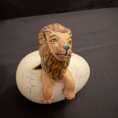 R. Miranda Mexico Lion & Tiger Figurines (B1-RG)