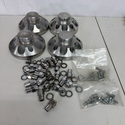 RMM Aluminum Spin Off Wheel Adapters with Lug Nuts & Hardware