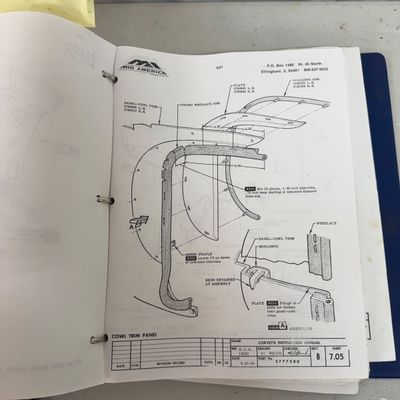 Vintage Corvette Assembly, Service, & Wiring Manuals (G-MG)