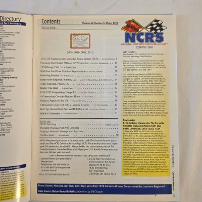 Chevrolet Corvette Memorabilia Collection (LR-JS)