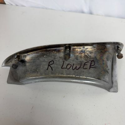 1961 Corvette Chrome Eyebrow Pieces (G-MG)