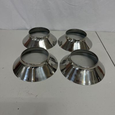 Chrome 3-Spoke Spinner Center Caps and Cones (G-MG)
