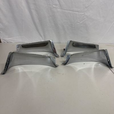 1961 Corvette Chrome Eyebrow Pieces (G-MG)