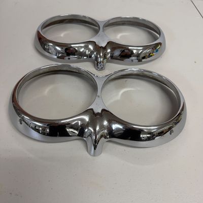1961 Corvette Chrome Dual Headlight Bezels (G-MG)