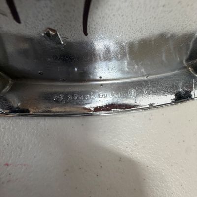 1961 Corvette Chrome Eyebrow Pieces (G-MG)