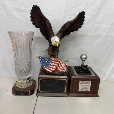 Assorted Car Show Trophies & Awards (G-MG)