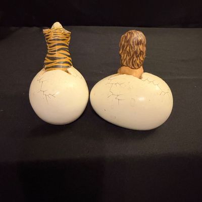 R. Miranda Mexico Lion & Tiger Figurines (B1-RG)