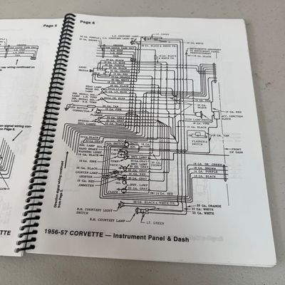 Vintage Corvette Assembly, Service, & Wiring Manuals (G-MG)
