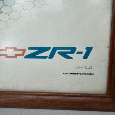 Framed Corvette Technical Illustration Prints (G1-MG)