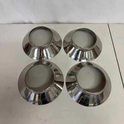 Chrome 3-Spoke Spinner Center Caps and Cones (G-MG)