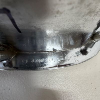 1961 Corvette Chrome Eyebrow Pieces (G-MG)