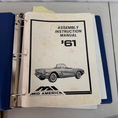 Vintage Corvette Assembly, Service, & Wiring Manuals (G-MG)