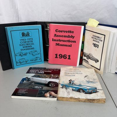Vintage Corvette Assembly, Service, & Wiring Manuals (G-MG)