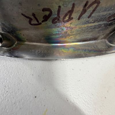 1961 Corvette Chrome Eyebrow Pieces (G-MG)
