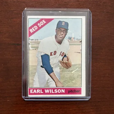 1966 Topps Baseball Card. Earl Wilson - Boston Red Sox. Card #575