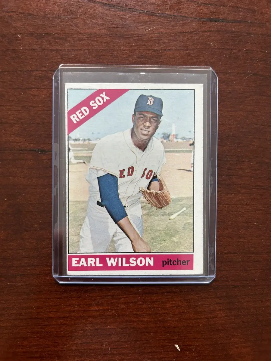 1966 Topps Baseball Card. Earl Wilson - Boston Red Sox. Card #575