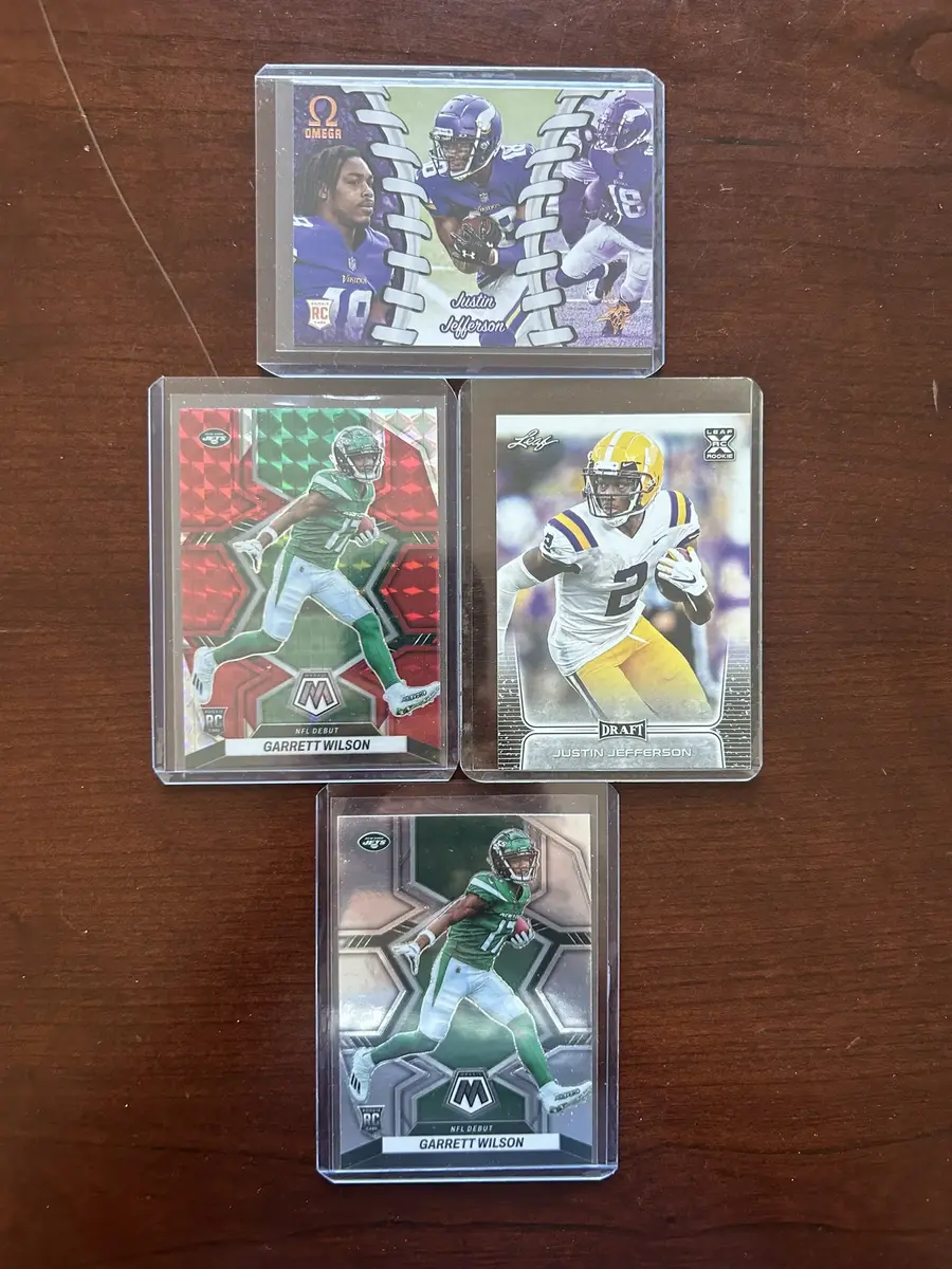 Ja'Marr Chase & Garrett Wilson Rookie Card Lot