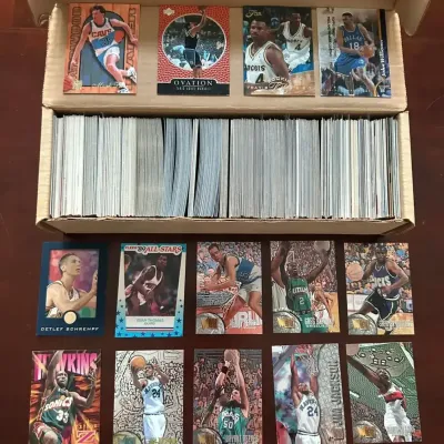 100s of Vintage Basketball Cards. Fleer Flair, Fleer Metal, Hardwood Leaders, and More