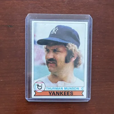 1979 Topps Baseball Card. Thurman Munson - New York Yankees. Card #310