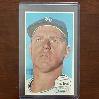 1964 Topps 'Giants' Baseball Card. Frank Howard - Los Angeles Dodgers. Card #24