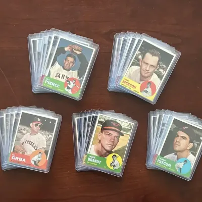 1963 Topps Baseball Cards.