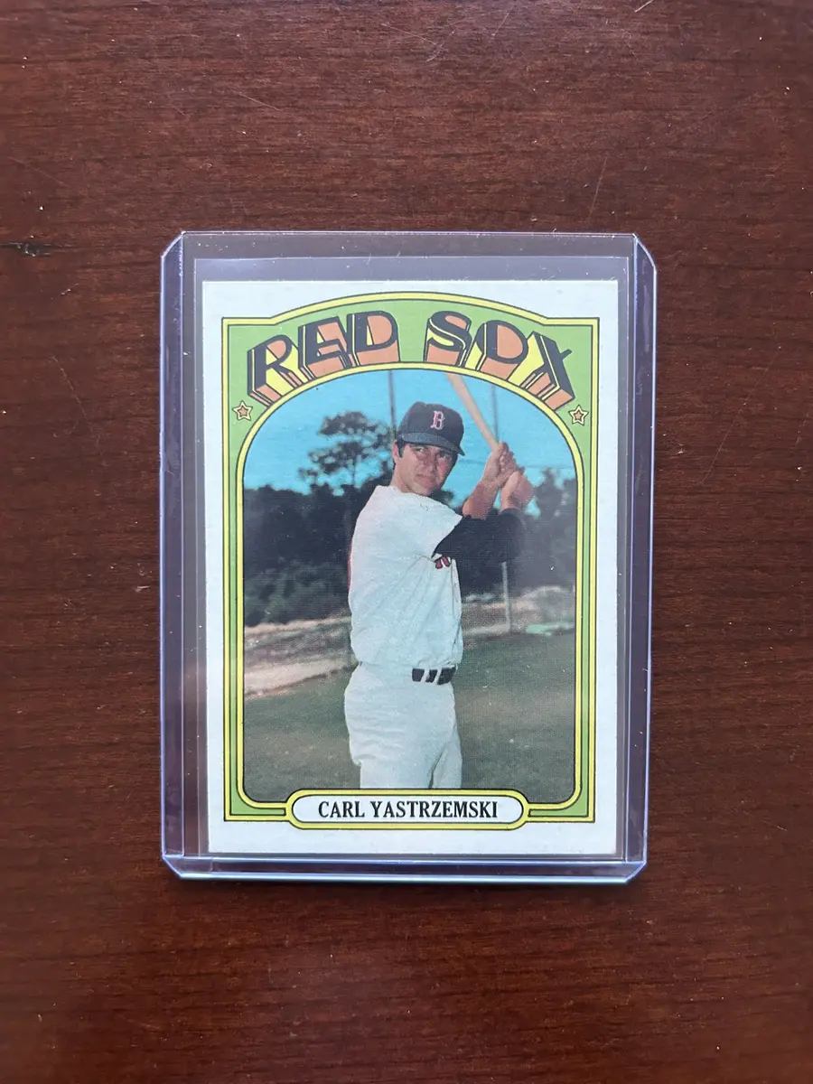 1972 Topps Baseball Card. Carl Yastrzemski - Boston Red Sox. Card #37