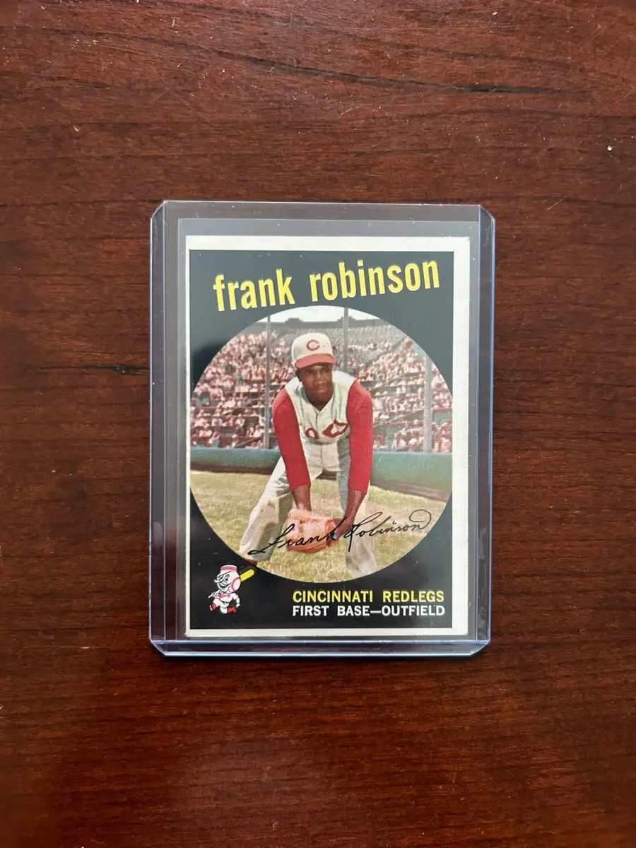 1959 Topps Baseball Card. Frank Robinson - Cincinnati Reds. Card #435