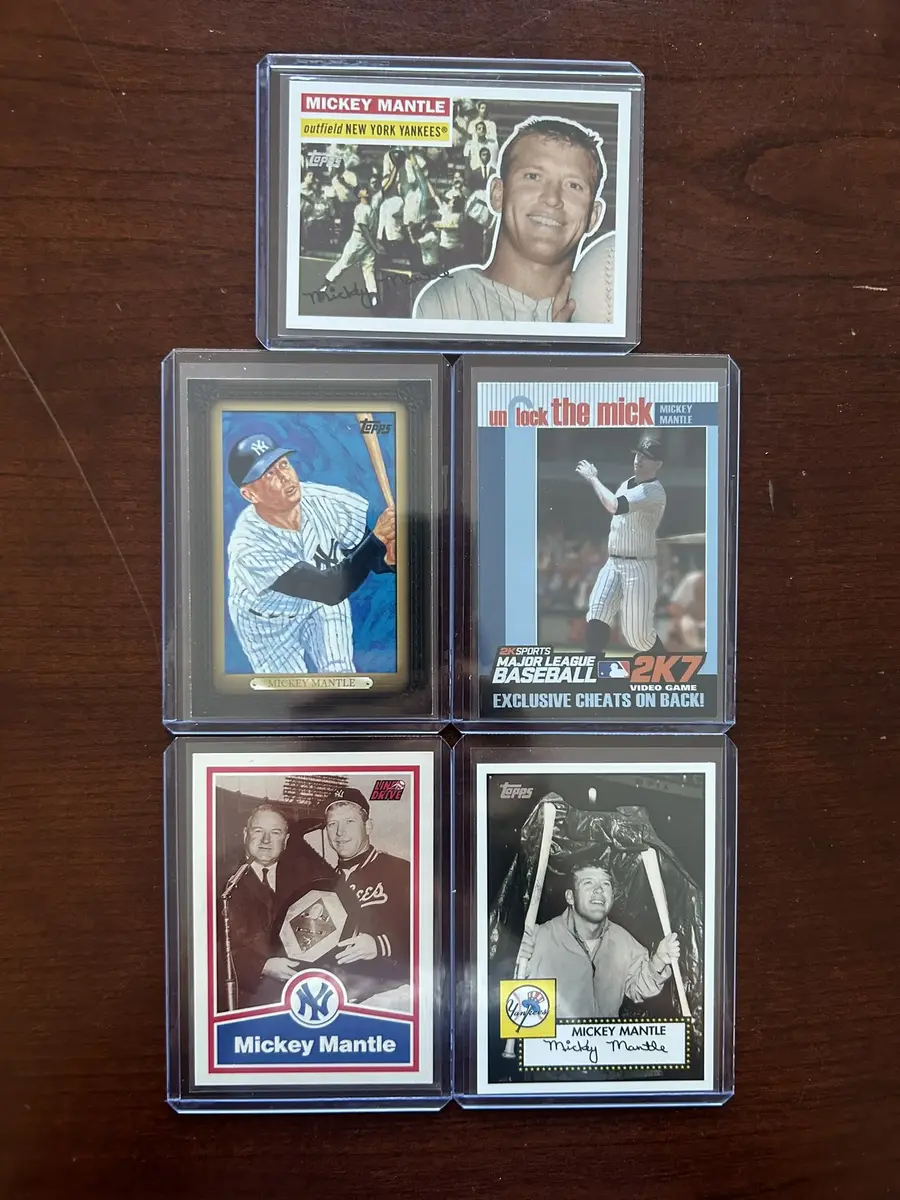 Mickey Mantle Baseball Card Lot