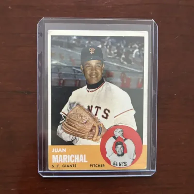 1963 Topps Baseball Card. Juan Marichal - San Francisco Giants. Card #440