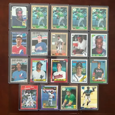 Vintage Rookie Card Lot. Barry Bonds, Mark McGwire, Frank Thomas, and More