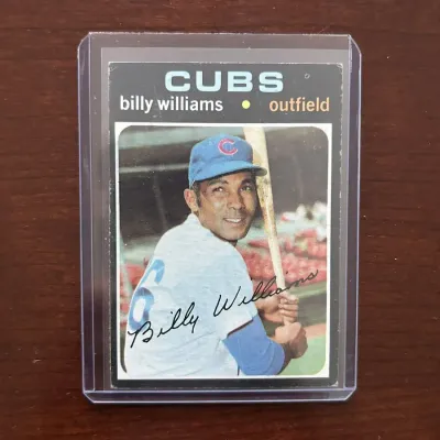1971 Topps Baseball Card. Billy Williams - Chicago Cubs. Card #350

