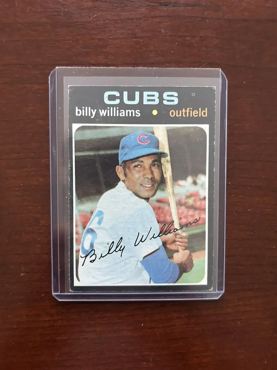 1971 Topps Baseball Card. Billy Williams - Chicago Cubs. Card #350
