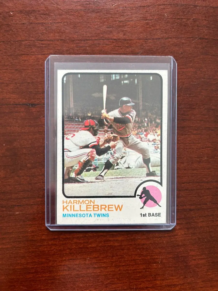 1973 Topps Baseball Card. Harmon Killebrew - Minnesota Twins. Card #170
